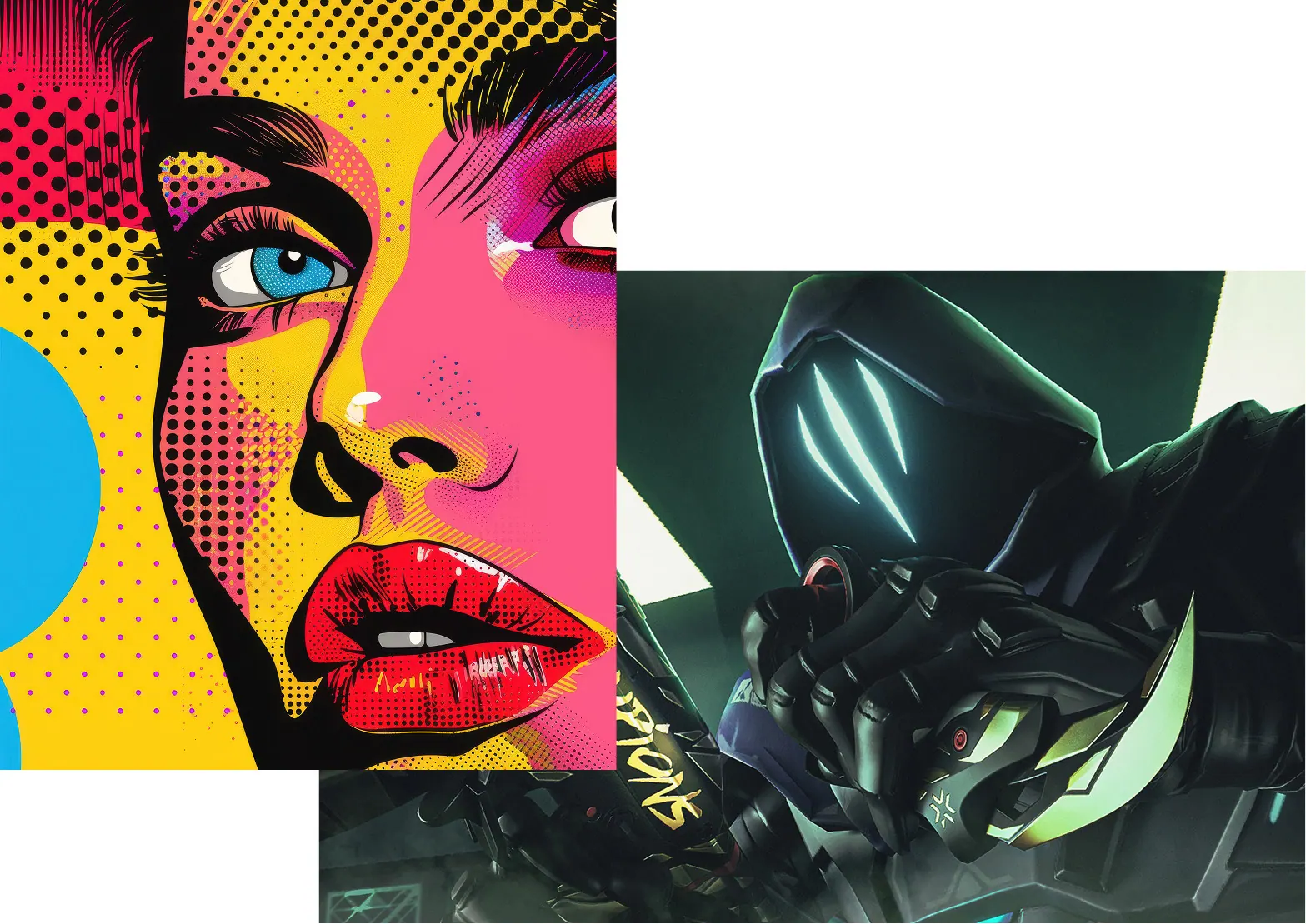 Visual zum Branding: Popart trifft Gaming