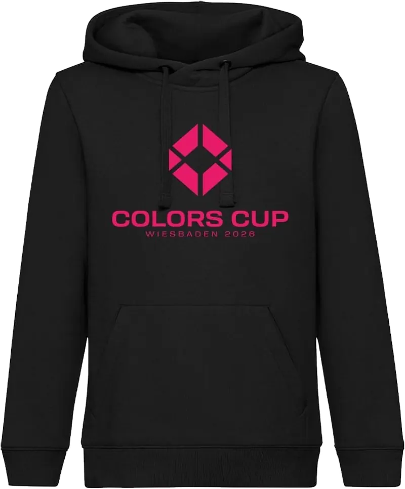 Colors Cup hoodie in black