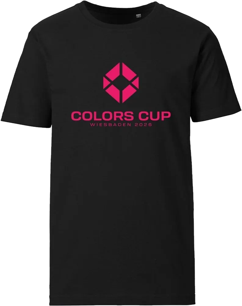 Colors Cup T-shirt in black